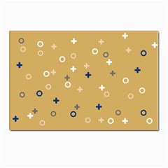 Cross Circles White Circles Postcard 4 x 6  (pkg Of 10)