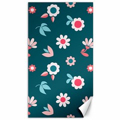 Cute Flowers Seamless Model Spring Canvas 40  X 72  by Grandong