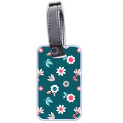 Cute Flowers Seamless Model Spring Luggage Tag (two Sides) by Grandong