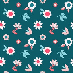 Cute Flowers Seamless Model Spring Play Mat (square) by Grandong