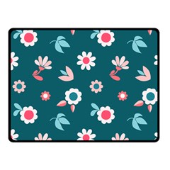 Cute Flowers Seamless Model Spring Two Sides Fleece Blanket (small) by Grandong