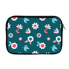 Cute Flowers Seamless Model Spring Apple Macbook Pro 17  Zipper Case by Grandong