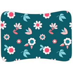 Cute Flowers Seamless Model Spring Velour Seat Head Rest Cushion by Grandong