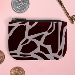 Cracked Pattern Boho Art Design Mini Coin Purse by Grandong