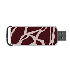 Cracked Pattern Boho Art Design Portable Usb Flash (one Side) by Grandong