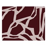 Cracked Pattern Boho Art Design Two Sides Premium Plush Fleece Blanket (Large) 80 x60  Blanket Front