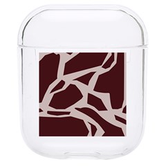 Cracked Pattern Boho Art Design Hard Pc Airpods 1/2 Case by Grandong