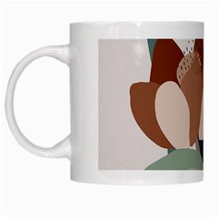 Flowers Plants Leaves Foliage White Mug by Grandong