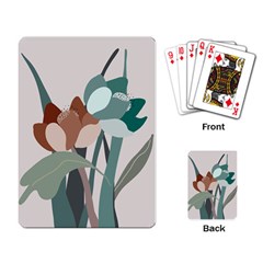 Flowers Plants Leaves Foliage Playing Cards Single Design (rectangle) by Grandong