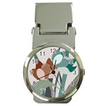 Flowers Plants Leaves Foliage Money Clip Watches Front