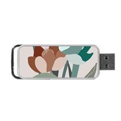 Flowers Plants Leaves Foliage Portable Usb Flash (one Side) by Grandong