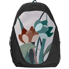 Flowers Plants Leaves Foliage Backpack Bag by Grandong