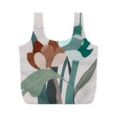 Flowers Plants Leaves Foliage Full Print Recycle Bag (m) by Grandong