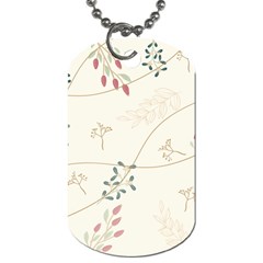 Background Pattern Template Texture Dog Tag (one Side) by Grandong