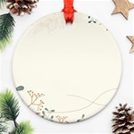 Background Pattern Template Texture Nature Ornament (Round) Front