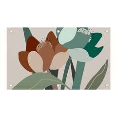 Flowers Plants Leaves Foliage Banner And Sign 5  X 3  by Grandong