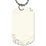 Background Pattern Template Texture Nature Dog Tag (Two Sides) Front