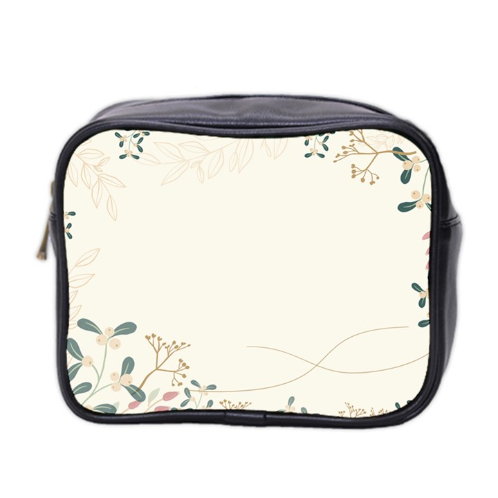 Background Pattern Template Texture Nature Mini Toiletries Bag (Two Sides)