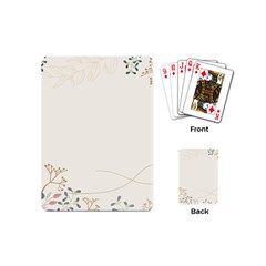 Background Pattern Template Texture Nature Playing Cards Single Design (mini) by Grandong