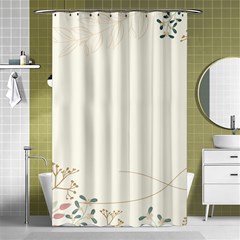 Background Pattern Template Texture Nature Shower Curtain 48  X 72  (small)  by Grandong