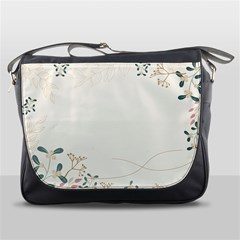 Background Pattern Template Texture Nature Messenger Bag by Grandong