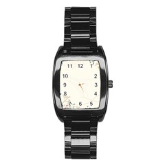 Background Pattern Template Texture Nature Stainless Steel Barrel Watch by Grandong