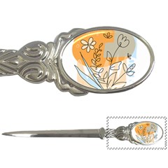 Doodle Flower Floral Abstract Letter Opener by Grandong