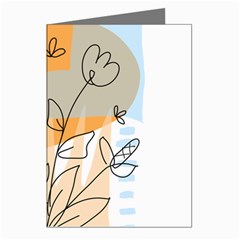 Doodle Flower Floral Abstract Greeting Cards (pkg Of 8) by Grandong