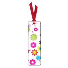 Floral Colorful Background Small Book Marks