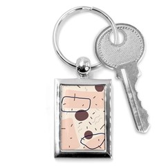 Stars Clouds Border Frame Key Chain (rectangle) by Grandong