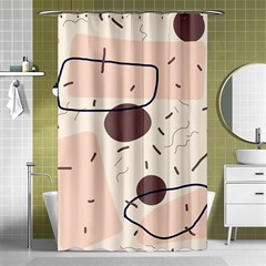 Stars Clouds Border Frame Shower Curtain 48  X 72  (small)  by Grandong