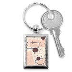 Computer Network Technology Tech Digital Key Chain (Rectangle) Front