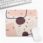 Doodles Abstract Boho Art Large Mousepad Front