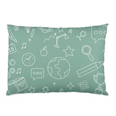 Board Chalk School Earth Book Pillow Case by Grandong