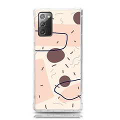 Doodles Abstract Boho Art Samsung Galaxy Note 20 Tpu Uv Case by Grandong