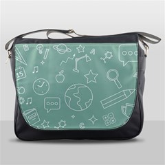 Board Chalk School Earth Book Messenger Bag by Grandong