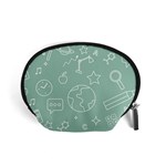 Board Chalk School Earth Book Accessory Pouch (Small) Front