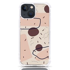 Doodles Abstract Boho Art Iphone 13 Mini Tpu Uv Print Case by Grandong