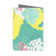 Plants Eaves Border Frame Mini Greeting Cards (pkg Of 8) by Grandong