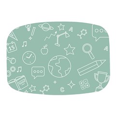 Board Chalk School Earth Book Mini Square Pill Box by Grandong