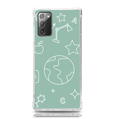 Board Chalk School Earth Book Samsung Galaxy Note 20 Tpu Uv Case by Grandong