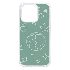 Board Chalk School Earth Book Iphone 14 Pro Tpu Uv Print Case by Grandong