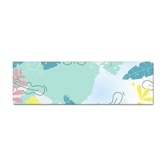 Plants Leaves Border Frame Sticker (bumper) by Grandong