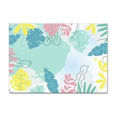 Plants Leaves Border Frame Sticker A4 (100 Pack) by Grandong