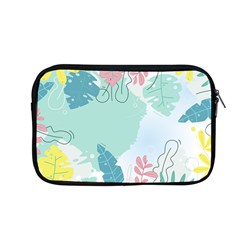 Plants Leaves Border Frame Apple Macbook Pro 13  Zipper Case by Grandong