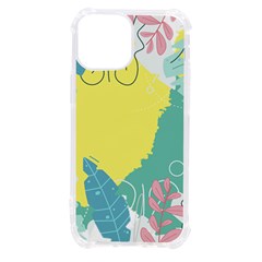 Plants Eaves Border Frame Iphone 13 Mini Tpu Uv Print Case by Grandong