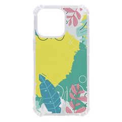 Plants Eaves Border Frame Iphone 13 Pro Tpu Uv Print Case by Grandong