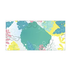 Plant Leaves Border Frame Yoga Headband by Grandong