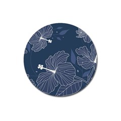 Flowers Petals Leaves Foliage Magnet 3  (round) by Grandong