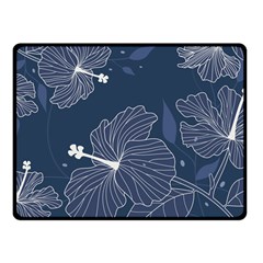 Flowers Petals Leaves Foliage Fleece Blanket (small) by Grandong